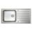 Carysil SD100L 1 Bowl Stainless Steel Inset Kitchen Sink  1000mm x 500mm