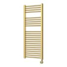 Flomasta 1100mm x 500mm 853BTU Gold Flat Electric Towel Radiator