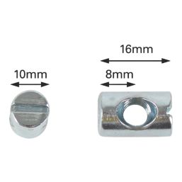 Easyfix Cross Dowels M6 x 16mm 50 Pack