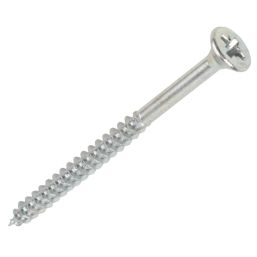 Silverscrew  PZ Double-Countersunk Thread Cutting Multipurpose Screws 6mm x 130mm 50 Pack