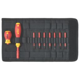 Wiha SlimVario VDE  Screwdriver with Bits 10 Piece Set