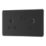 LAP  13A 2-Gang DP Switched Socket Matt Black  with Black Inserts