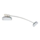 Smith & Locke  Window Restrictor Polished Silver 99mm