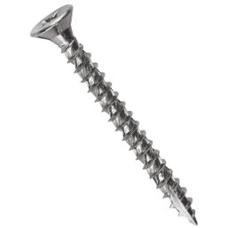 Turbo Silver  PZ Double-Countersunk  Multipurpose Screws 4mm x 40mm 1000 Pack