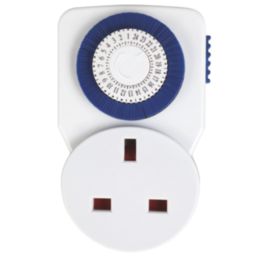 Masterplug TMS24 Mechanical Plug-In & Plug-Through Timer
