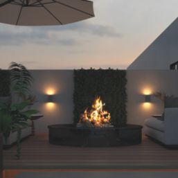 Calex Bergamo Outdoor Up & Downlight Grey