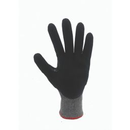 Site SWG360 Cut Resistant Gloves Grey Marl / Black Medium
