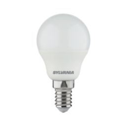Sylvania Toledo E14 Mini Globe LED Light Bulb Frosted 470lm 4.2W 4 Pack