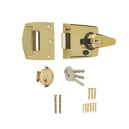 ERA 193-31  Double Locking Night Latch  Brass 60mm Backset