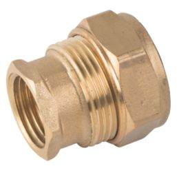 Midbrass  Brass Compression Adapting Female Iron Coupler 1/2" x 3/4"