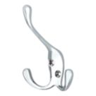 Essentials Tri-Hook Polished Chrome 100mm