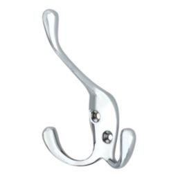 Essentials Tri-Hook Polished Chrome 100mm