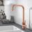 ETAL Vito Square Neck Single Lever Mono Mixer KitchenTap Rose Copper