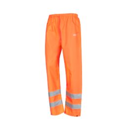 Site Huske Hi-Vis Over Trousers Elasticated Waist Orange Large 27" W 30" L