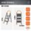 Magnusson Steel 3 Step 700mm Folding Step Stool With Platform