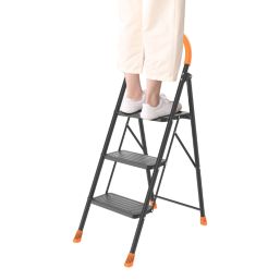 Magnusson Steel 3 Step 700mm Folding Step Stool With Platform