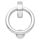 Hardware Solutions Door Knocker Ring Satin Chrome 26mm x 178mm