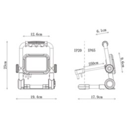 Titan  LED Work Light 20W 2000lm 220-240V