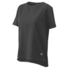 Scruffs Trade Short Sleeve Womens Work T-Shirt Black Size 18