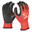 Milwaukee  Dipped Gloves Red Large