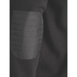 JCB Trade 1/4 Zip Tech Fleece Black Large 42-44" Chest