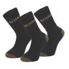 DEWALT 3PP Socks Black 6-11 3 Pairs