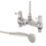 Commercial Chrome  100mm Lever  Bath Shower Mixer Tap