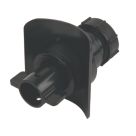 McAlpine  Mechanical Pipe Boss Connector Black 32mm
