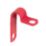 Prysmian AP7 Fire Rated Alarm Cable Clips 7.8-8.2mm Red 100 Pack