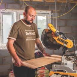 DEWALT Bakesfield Short Sleeve T-Shirts Olive / Navy Medium 39" Chest 2 Pack