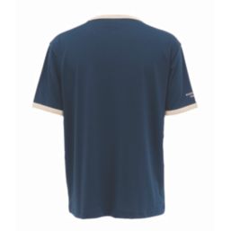 DEWALT Bakesfield Short Sleeve T-Shirts Olive / Navy Medium 39" Chest 2 Pack