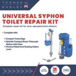 Thomas Dudley Ltd  Siphon Toilet Repair Kit Blue