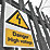 "Danger High Voltage" Sign 210mm x 148mm