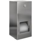 ETAL  Lockable Double Toilet Roll Holder Stainless Steel