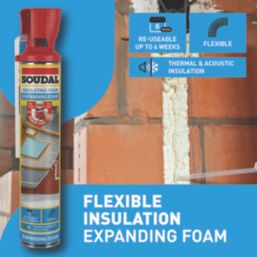 Soudal Genius Insulation Foam Hand-Held 750ml
