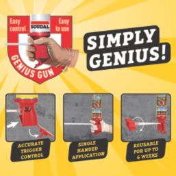 Soudal Genius Insulation Foam Hand-Held 750ml