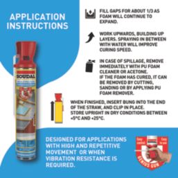 Soudal Genius Insulation Foam Hand-Held 750ml