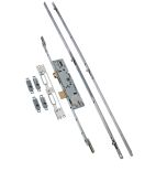 ERA Stainless Steel Euro Profile 2-Hook Replacement Door Multi-Point Lock  Kit 53mm Case - 35mm Backset - Screwfix