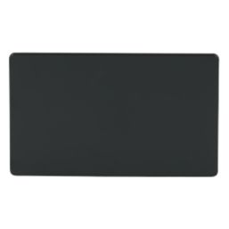 Varilight  2-Gang Blanking Plate Jet Black