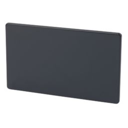 Varilight  2-Gang Blanking Plate Jet Black