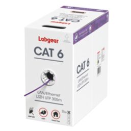 Labgear Cat 6 Purple LSZH 4-Pair 8-Core Unshielded Ethernet Cable 305m Box