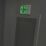 Photoluminescent "Fire Exit Man Left" Sign 150mm x 300mm