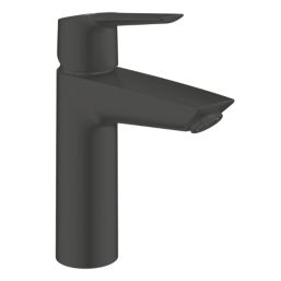 Grohe Start Matt Black 192mm Standard Lever Mono Basin Mixer Tap  With Clicker Waste