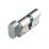 Cisa 2 Star 10-Pin Astral S Series 10-Pin Euro Cylinder & Thumbturn 45-55 (100mm) Nickel-Plated