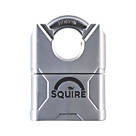 Squire MERC50 Steel Keyed Alike Weatherproof Closed Shackle  Padlock 55mm