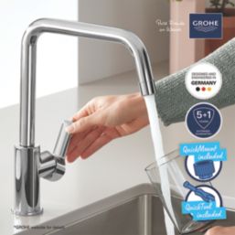 Grohe QuickFix Start  U-Spout Kitchen Tap Chrome