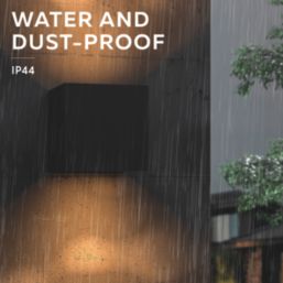 Calex Volterra Indoor & Outdoor Rechargeable LED Up & Downlight With PIR Sensor Black 170lm