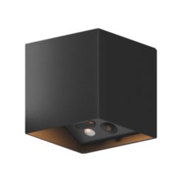 Calex Volterra Indoor & Outdoor Rechargeable LED Up & Downlight With PIR Sensor Black 170lm