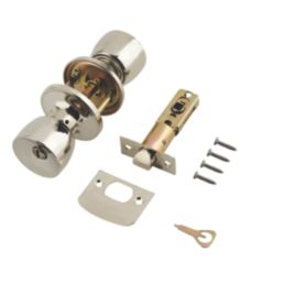 ERA 168-61 Ball Mortice Knob Set Polished Chrome 67mm