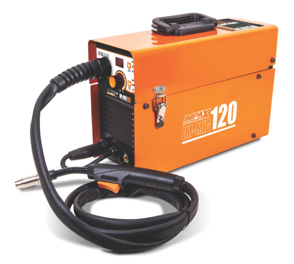 IMPAX IMMIG120 120A MIG/MMA Welder (Gas/Gasless) 230V Screwfix